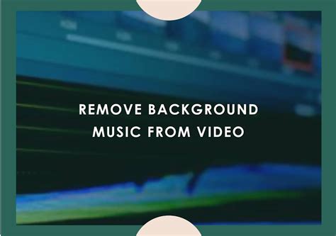 how to remove background music from a video and enhance your audio editing skills